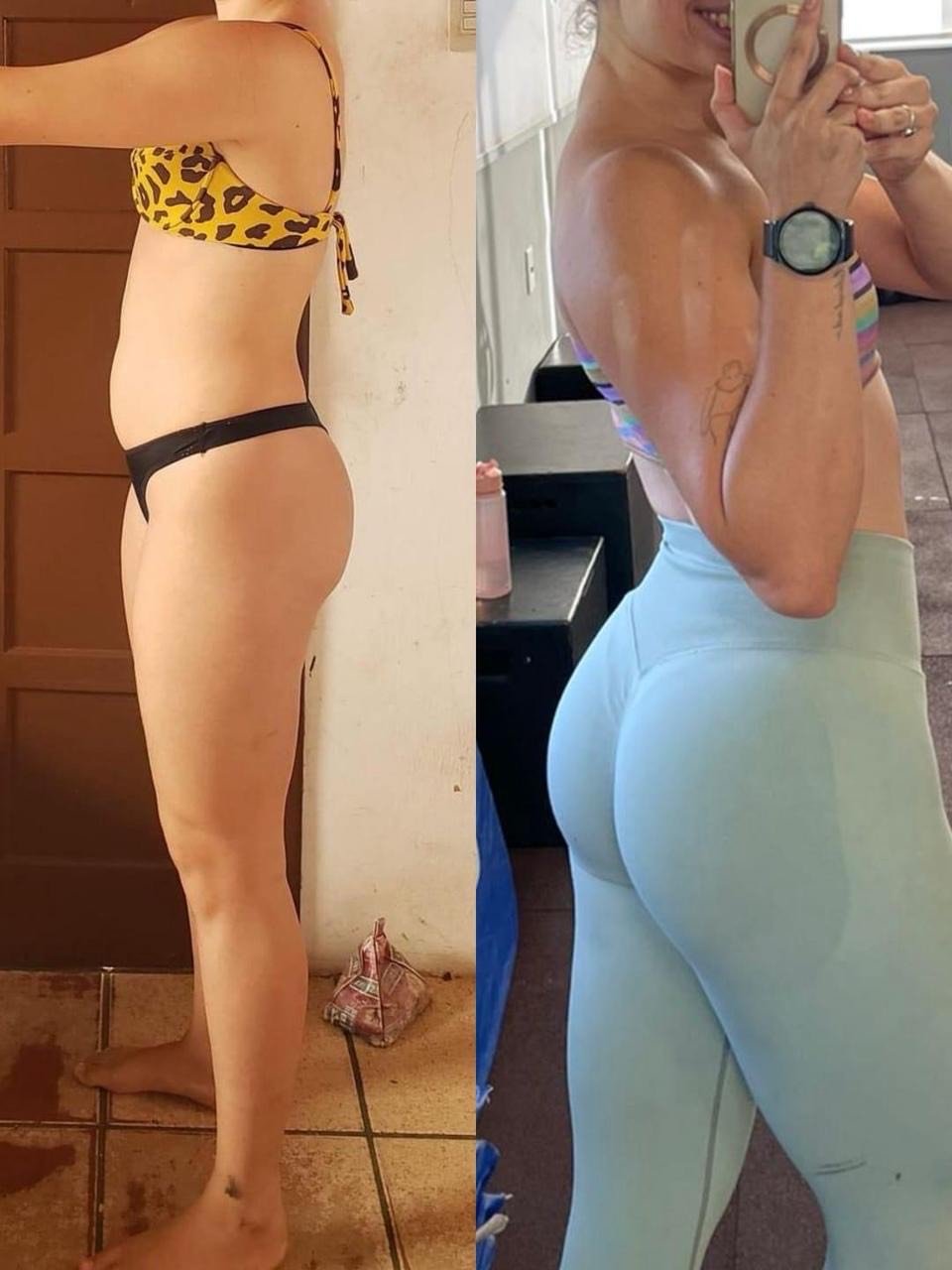 Antes e depois - aluna 3