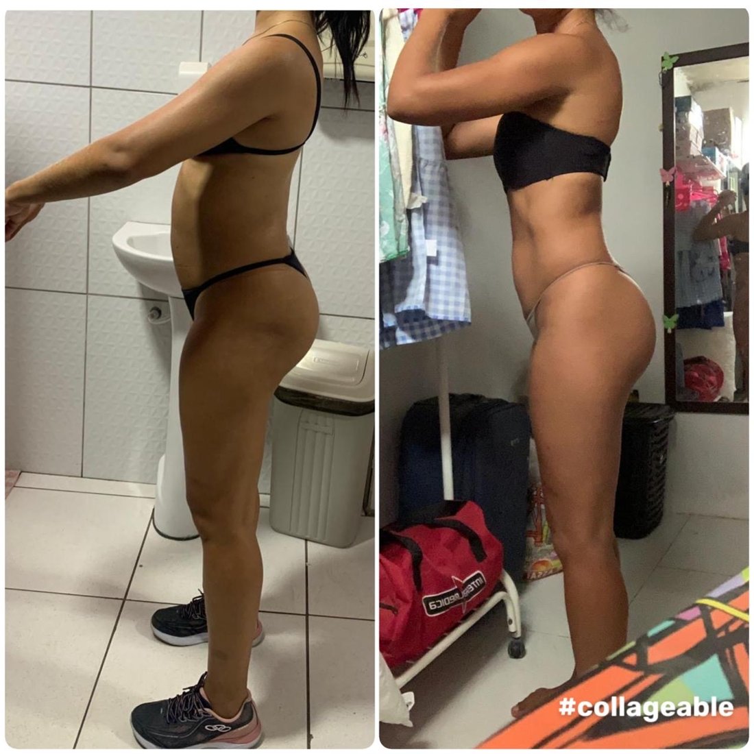 Antes e depois - aluna 4
