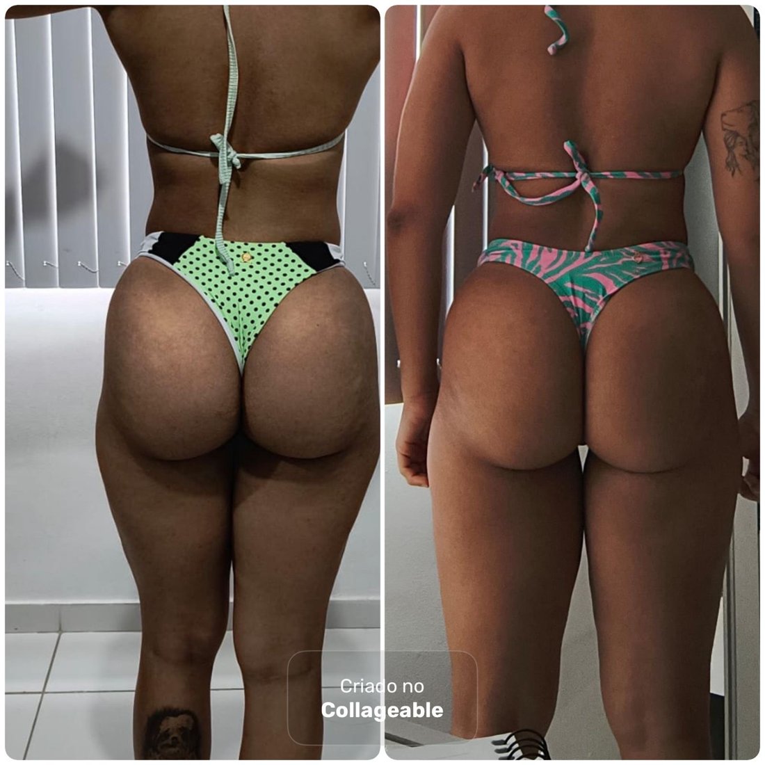 Antes e depois - aluna 8