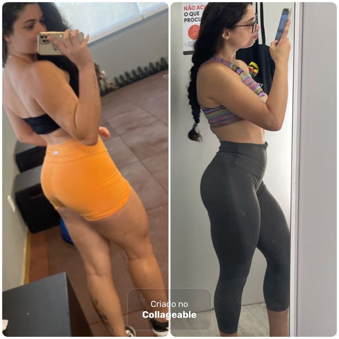 Antes e depois - aluna 10