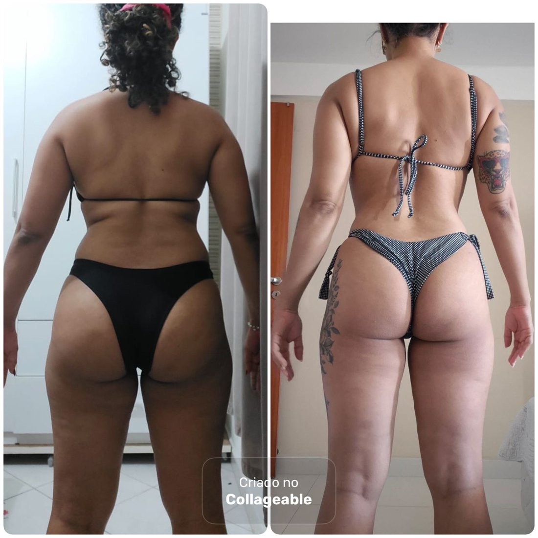 Antes e depois - aluna 12